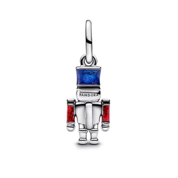 Pandora Moveable Sterling Silver Nutcracker Dangle Charms - Picture 2 of 7